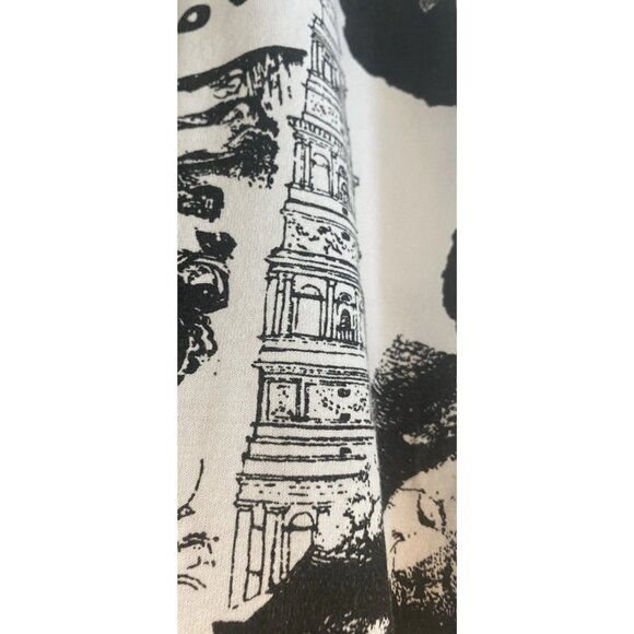 Vtg Sam Beach Michelangelo Hammer Baggy Pants Adjustable One Size Black White - Picture 10 of 16